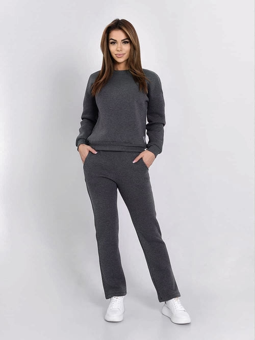 Insulated Womans Tracksuit Graphite