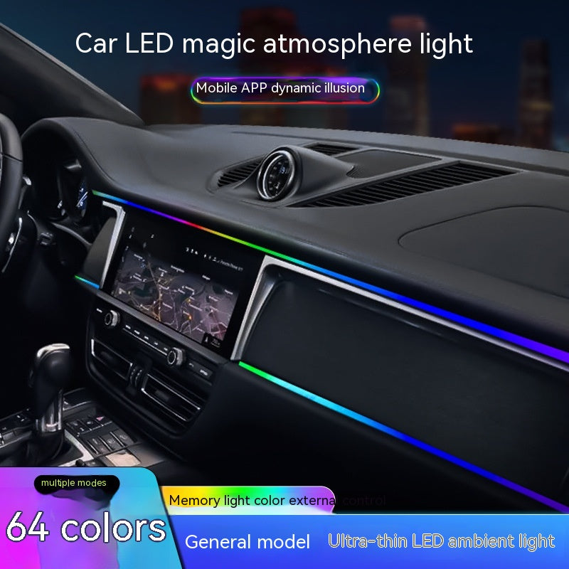 Car Atmosphere LED Light Bar Hidden Modification