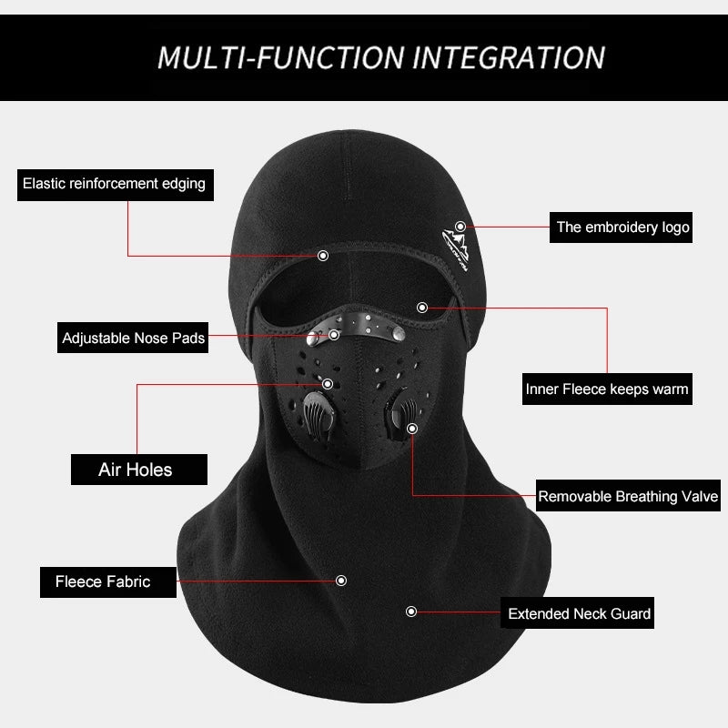 Full face protection outdoor mask