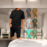 Men's Multi-pocket Shorts Set
