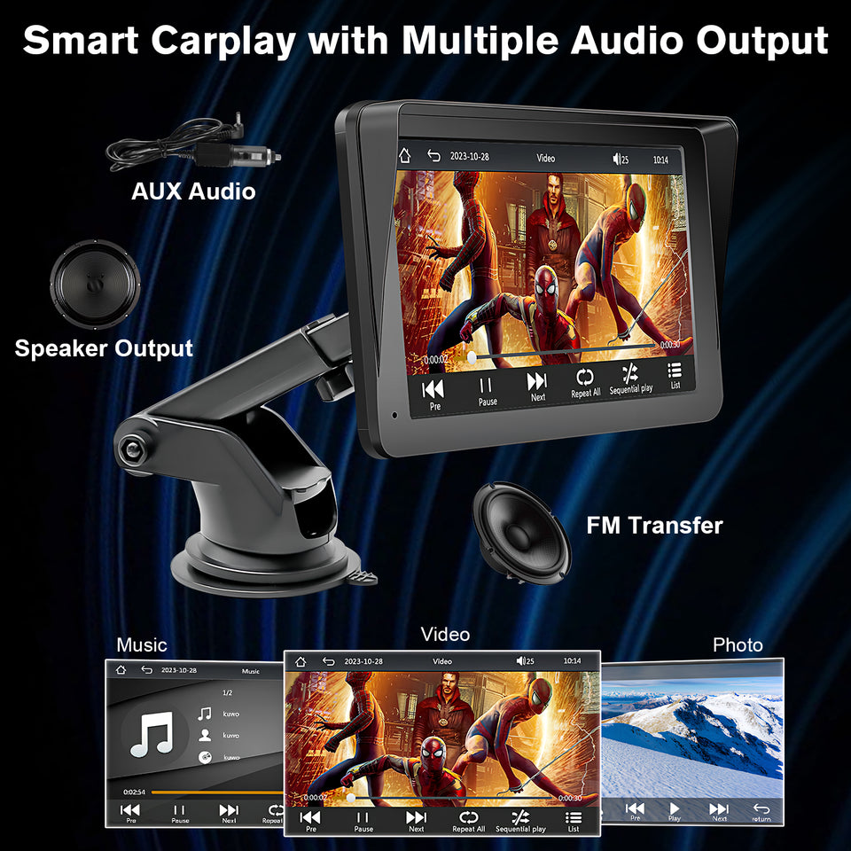 Portable Car Stereo Wireless CarPlay