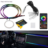 Car Atmosphere LED Light Bar Hidden Modification