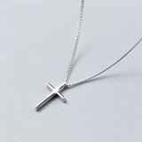 Cross clavicle necklace