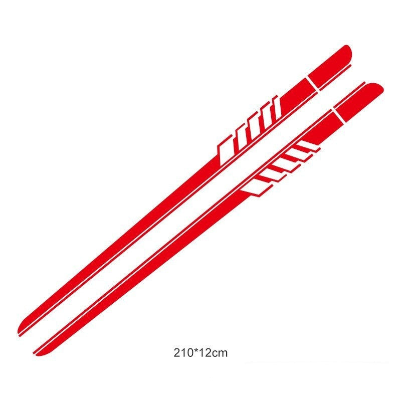 Striped Personality Car Decal