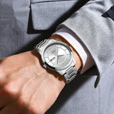 Fashionable Calendar Luminous Waterproof Quartz Watch