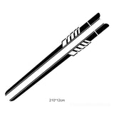 Striped Personality Car Decal