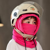Thickened All-in-one Hat Scarf And Mask With Ear Protection