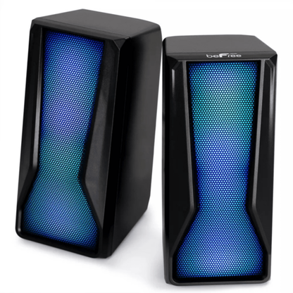 Color LED Dual Gaming Speakers