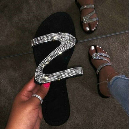 Shiny Womans Sandals