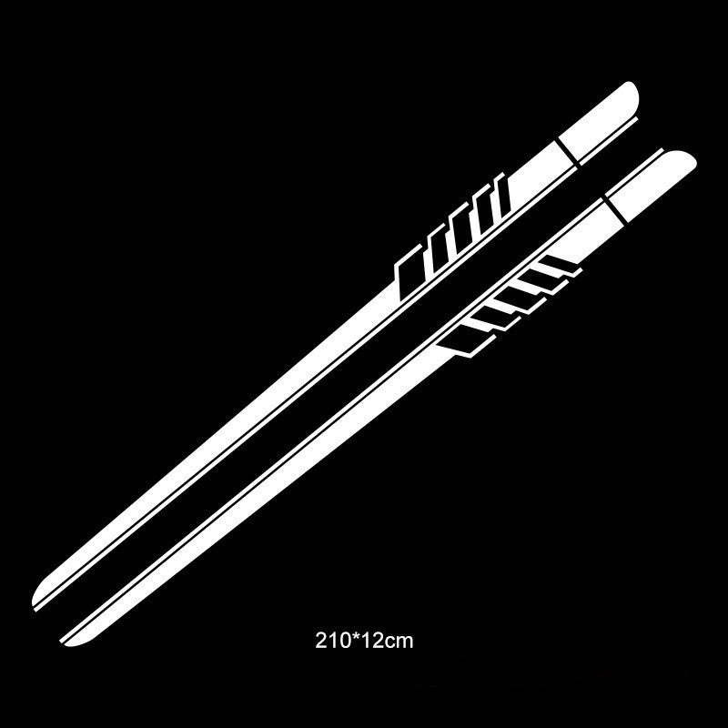 Striped Personality Car Decal