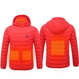 Men Heated Puffer Jacket Electric Heating Coat