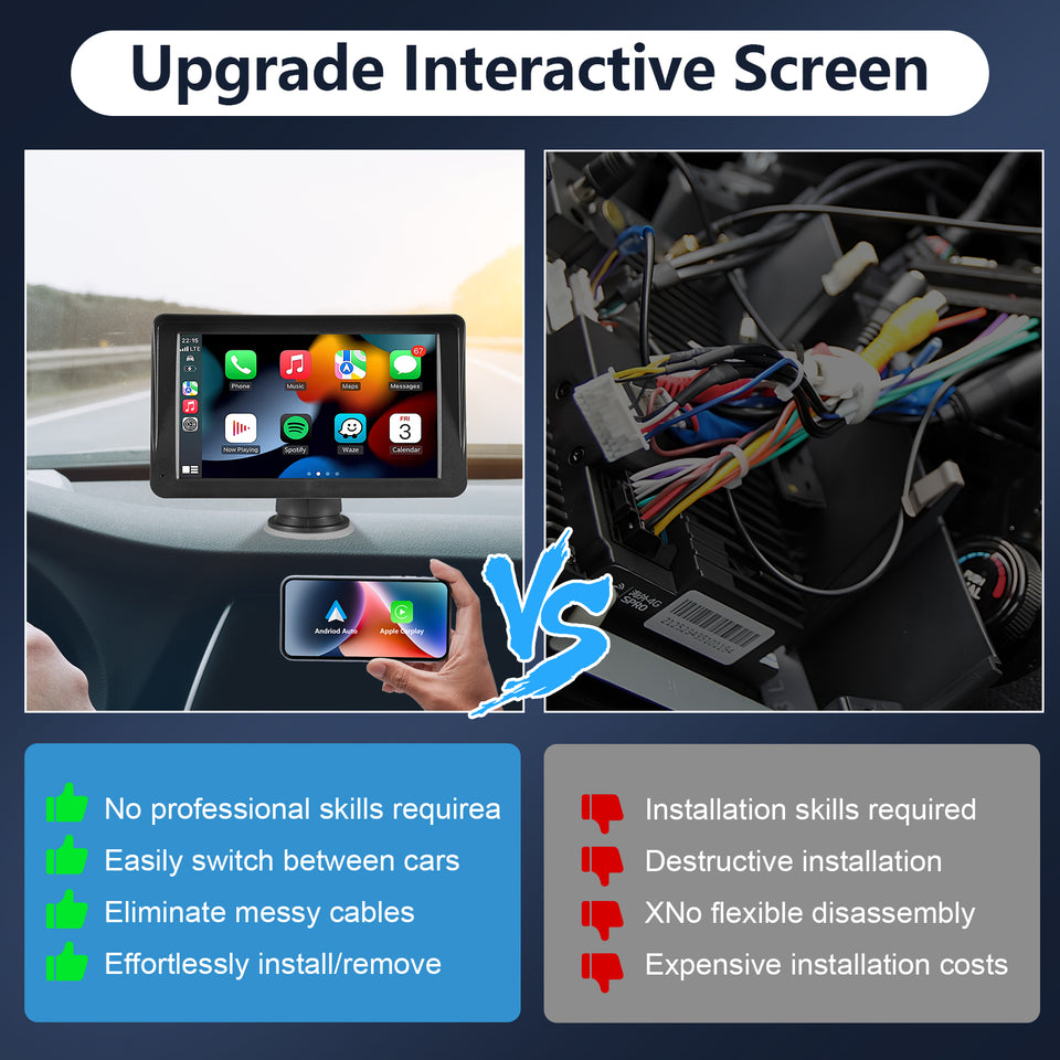Portable Car Stereo Wireless CarPlay