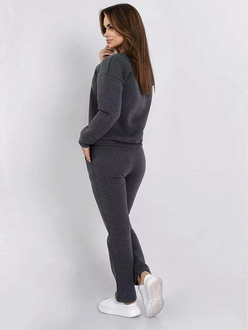 Insulated Womans Tracksuit Graphite