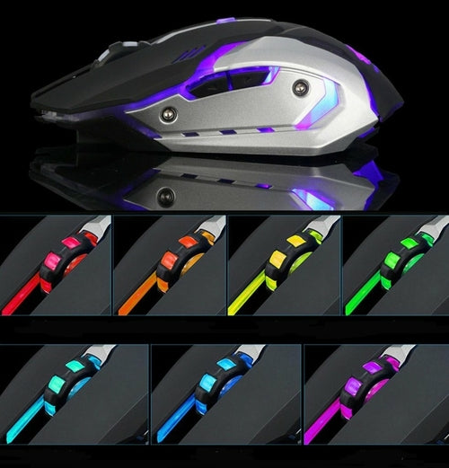 Stealth 7 Wireless Silent LED Gaming Mouse