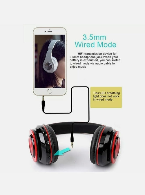 Color Changing Bluetooth Headphones