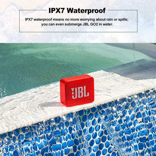 JBL GO 2 Wireless Bluetooth Speaker IPX7 Waterproof