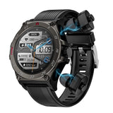 Smartwatch With Bluetooth Calling And TWS Earbuds In One