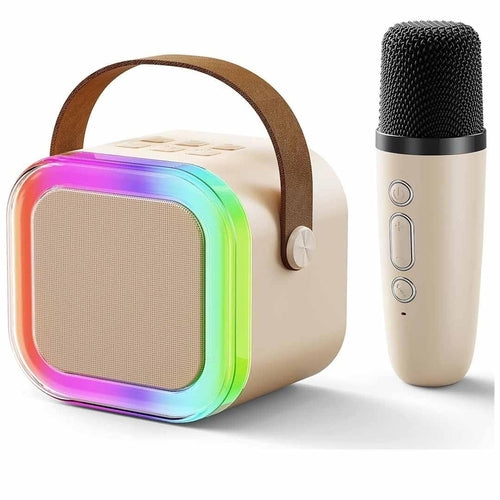 Wireless Mini Karaoke Speaker and Microphone